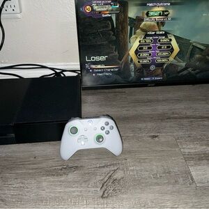 Acer Gaming Console with White and Green Controller